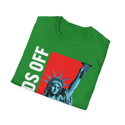 Resist Statue of Liberty Hands Off Resistance Protest T-Shirt For Men Women