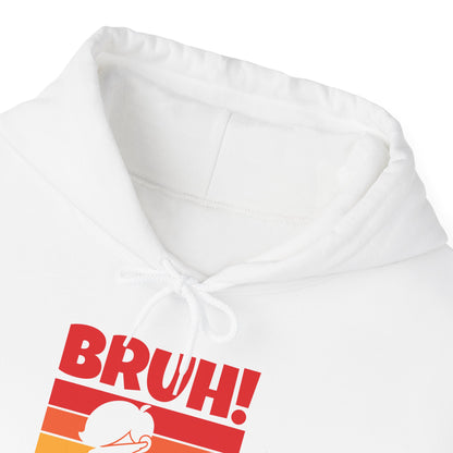 Funny Bruh We Back Teachers Kids Funny Back To School Hoodie