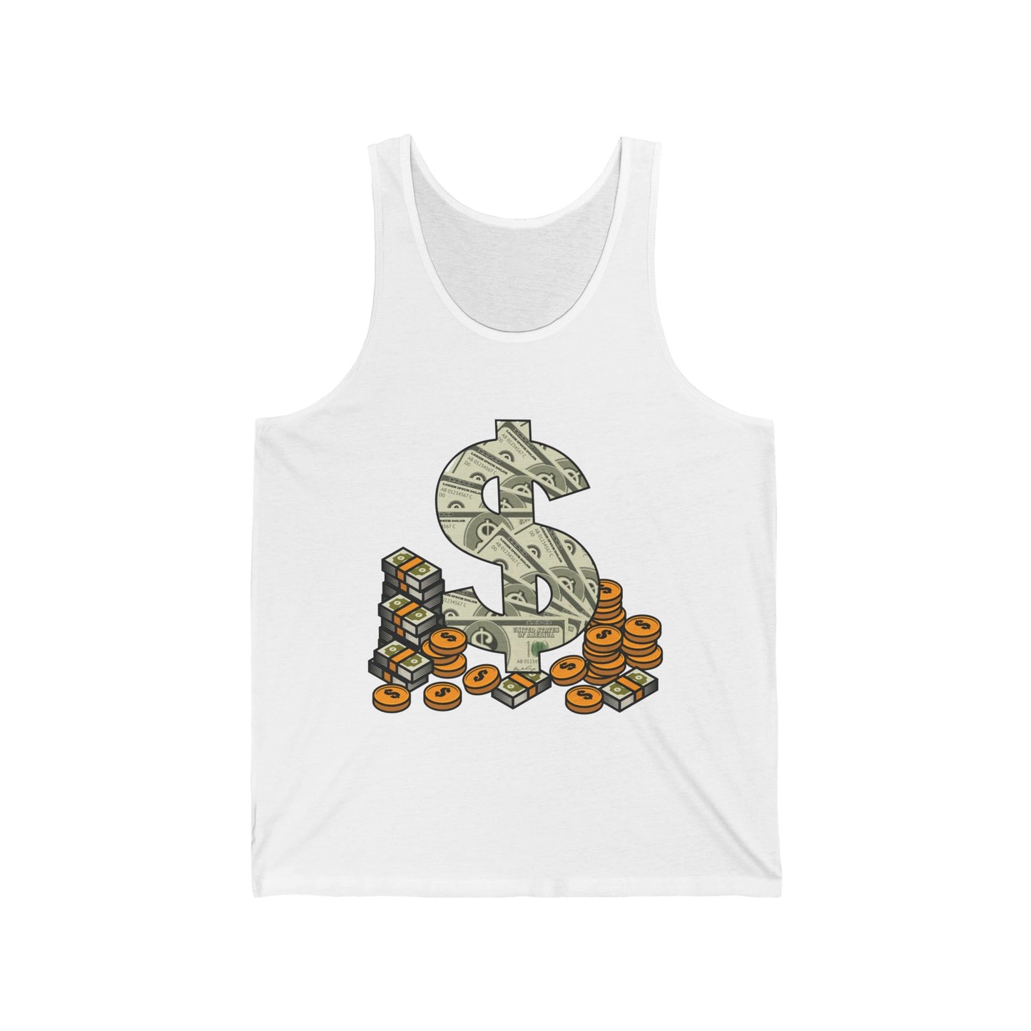 Cool As Dollar Bill Dollar Sign $$ Gift Tank Top For Men Women Tank Top