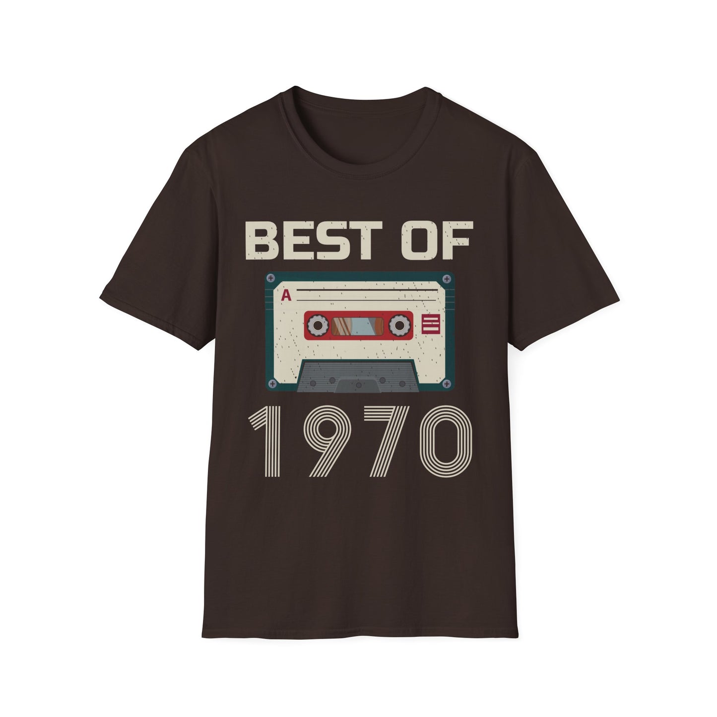 Best Of 1970 Cassette Tape 50th Birthday Gifts Vintage T-Shirt For Men Women