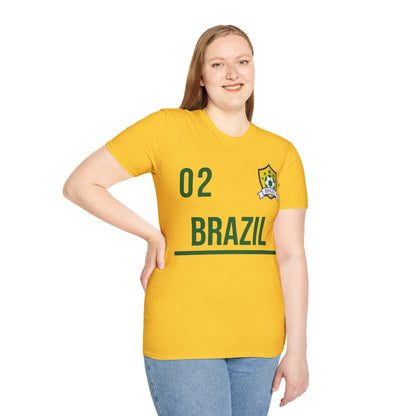 Brazil Soccer Tee Flag Football Champ 2002 Gift 2026 T-Shirt