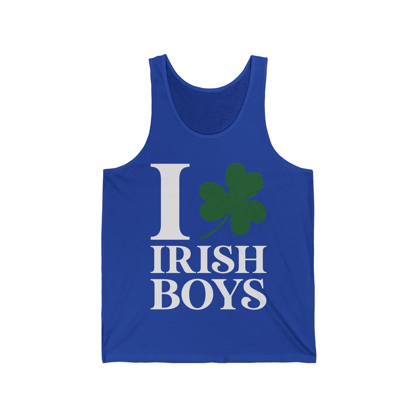 Funny I Love Irish Boys Shamrock St Patricks Day Tank Top For Men Women Tank Top