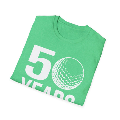 50 Years and Still Swinging 50th Birthday Funny Golf Club T-Shirt for Men Women