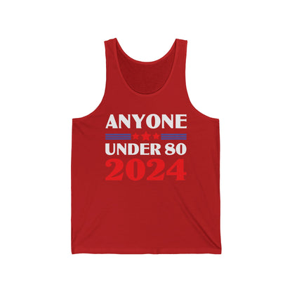 Funny Anyone Under 80 Presidental Election 2024 Tank Top For Men Women Tank Top