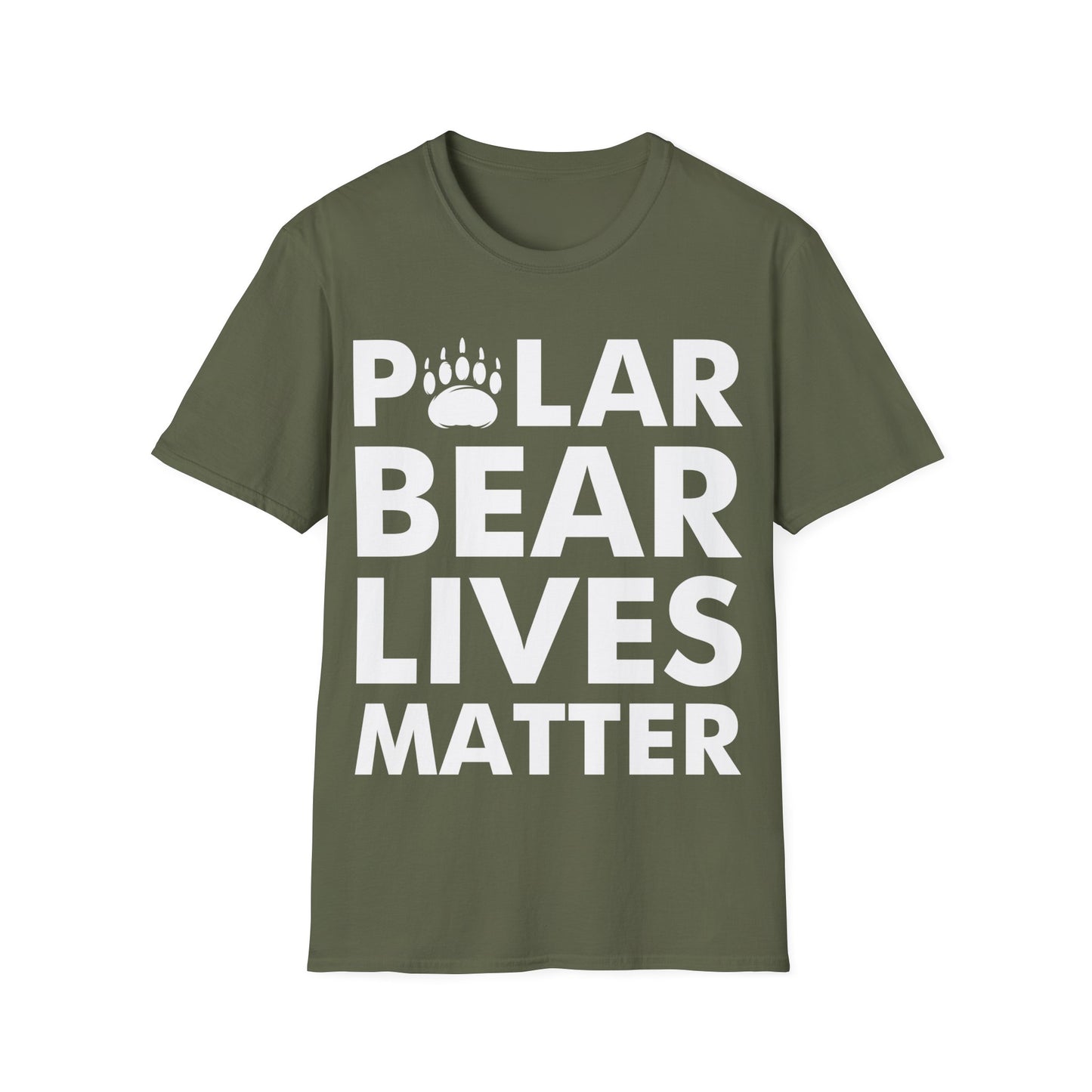 Polar Bear Lives Matter Arctic Save the Bears Animals Endangered T-Shirt