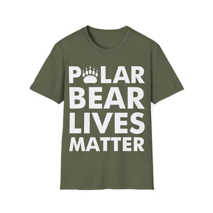 Polar Bear Lives Matter Arctic Save the Bears Animals Endangered T-Shirt