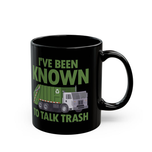 Funny Talk Trash Garbage Truck for Sanitation Worker Coffee Mug
