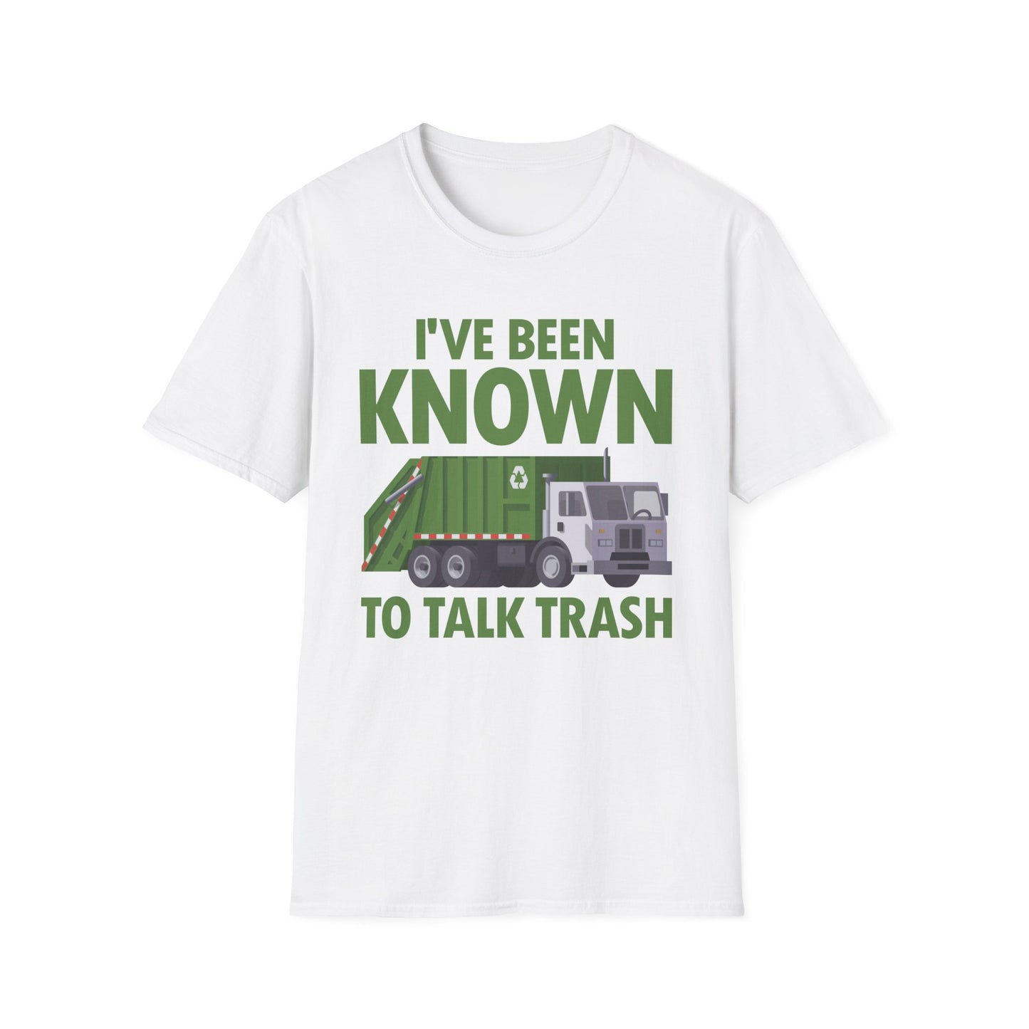 Funny Talk Trash Garbage Truck for Sanitation Worker  T. shirt