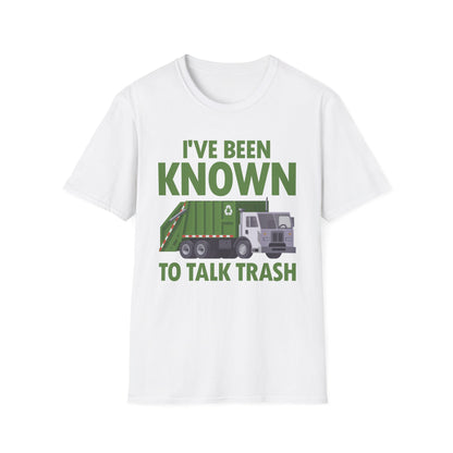 Funny Talk Trash Garbage Truck for Sanitation Worker  T. shirt