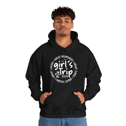 Girl's Trip 2024 Memories Friends Trip Matching Vacation Hoodie For Men Women Hoodie