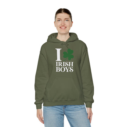 Funny I Love Irish Boys Shamrock St Patricks Day Hoodie For Men Women Hoodie