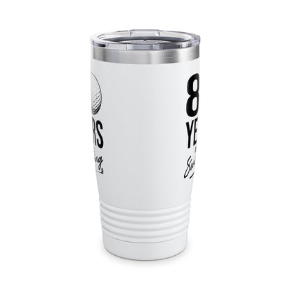 80 Years And Still Swinging 80th Birthday Funny Golf Club Tumbler