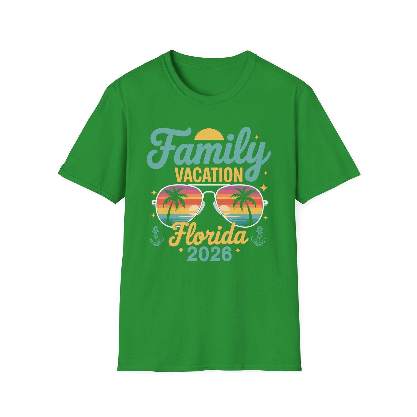 Funny Family Vacation Florida 2026 Florida Group Summer Trip T-Shirt For Men Women
