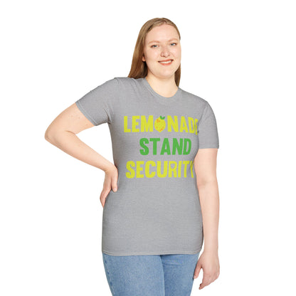 Funny Lemonade Stand Security Summer T-Shirt For Men Women T-Shirt