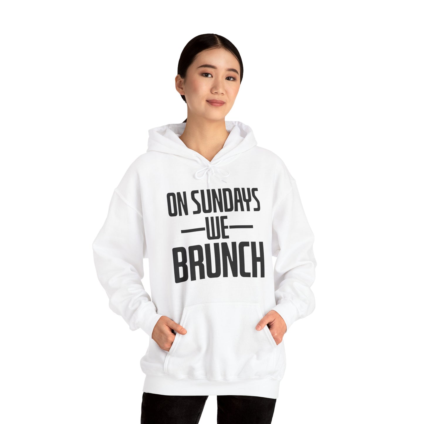 On Sundays We Brunch Friend Gift Sunday Weekend Hoodie  Men Women