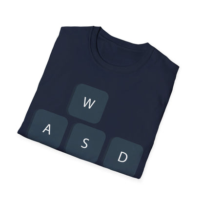 WASD It's What Moves Me Funny Computer Video Games Gamer PC Gaming T-Shirt