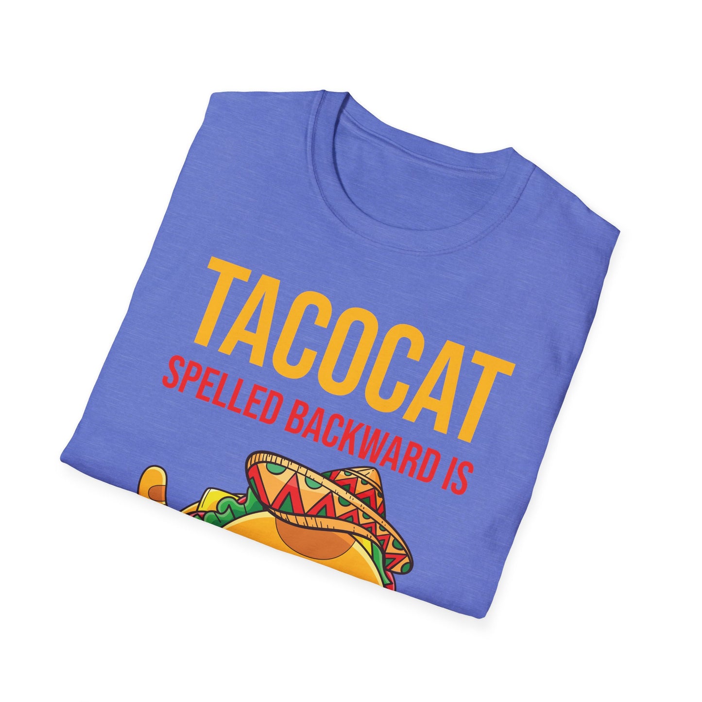 Funny Tacocat Spelled Backwards is Tacocat Cat Food Foodie T-Shirt