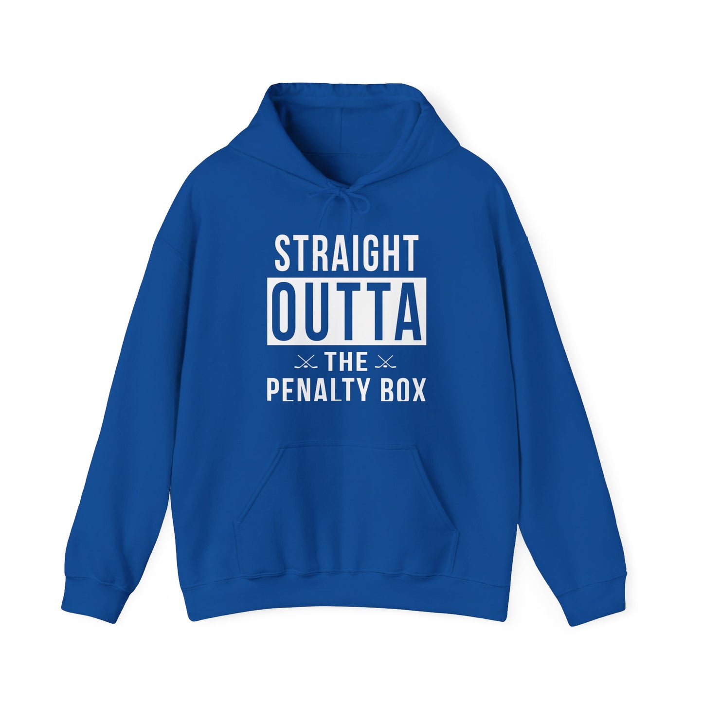 Funny Ice Hockey Straight Outta Penalty Box Hoodie For Men Women Hoodie