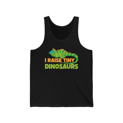 Funny Leopard Gecko I Raise Tiny Dinosaurs Lizard Reptile Geckos Tank Top For Men Women