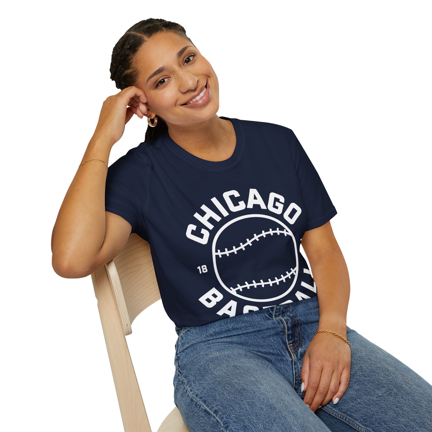 Chicago Baseball Gameday Fan Gear Sports Baseballer T-Shirt For Men Women T-Shirt