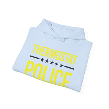 Mens Thermostat Police For A Police Fathers Day Dad Papa Hoodie