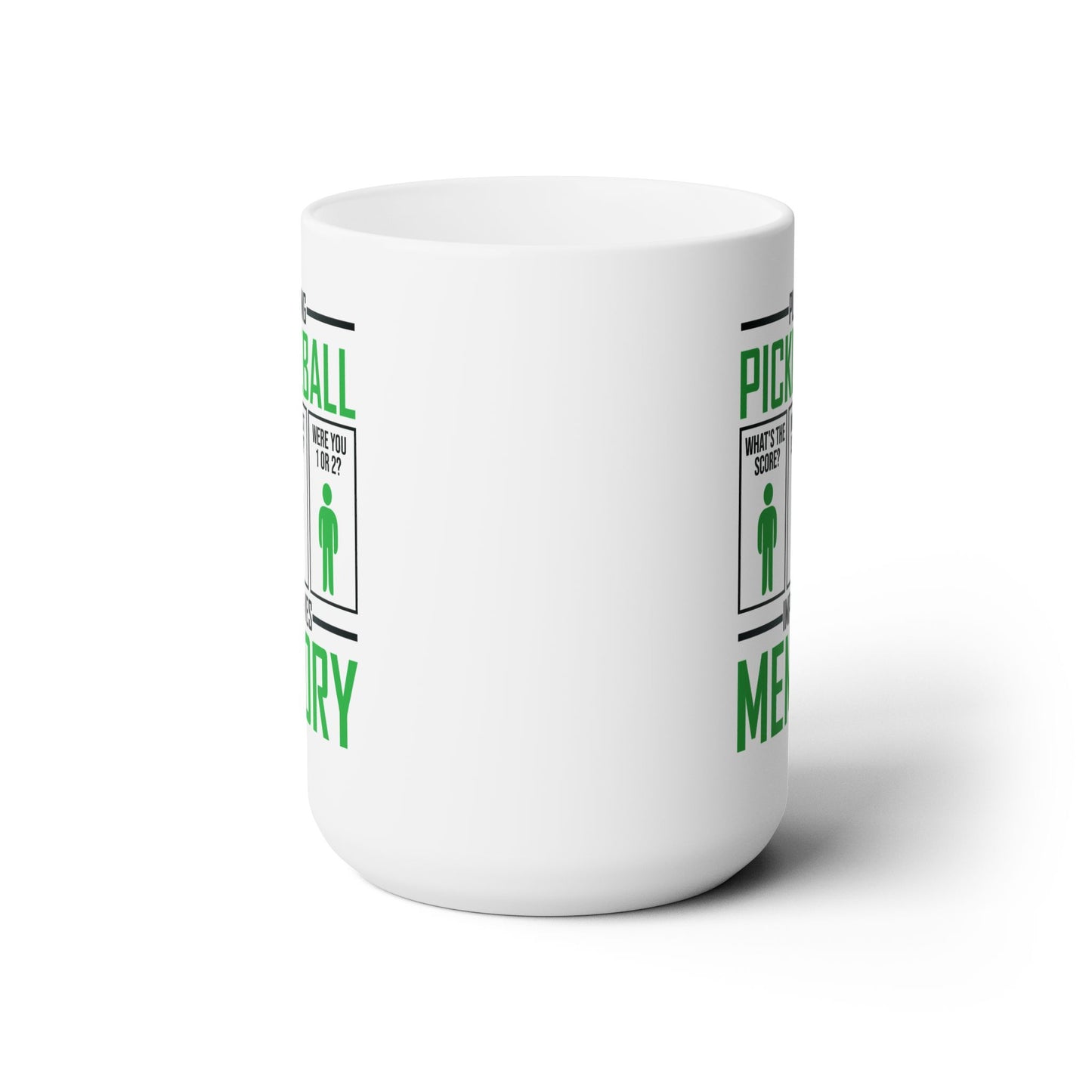 Funny Playing Pickleball Improves Memory Dink Player Coffee Mug