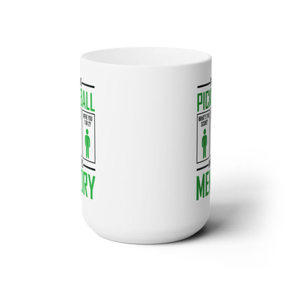 Funny Playing Pickleball Improves Memory Dink Player Coffee Mug