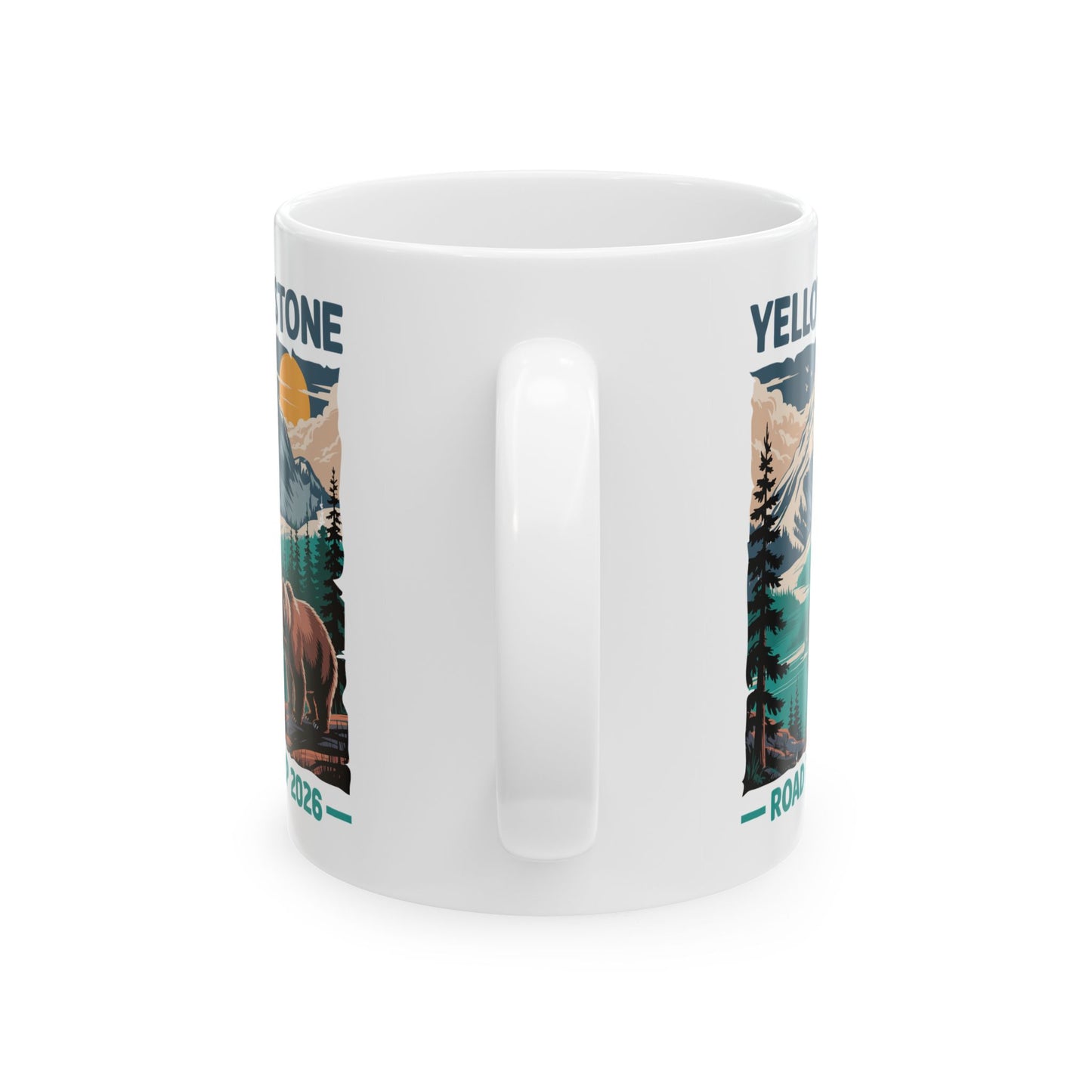 Yellowstone Road Trip 2026 Family National Park Outdoor Coffee Mug For Men Womens