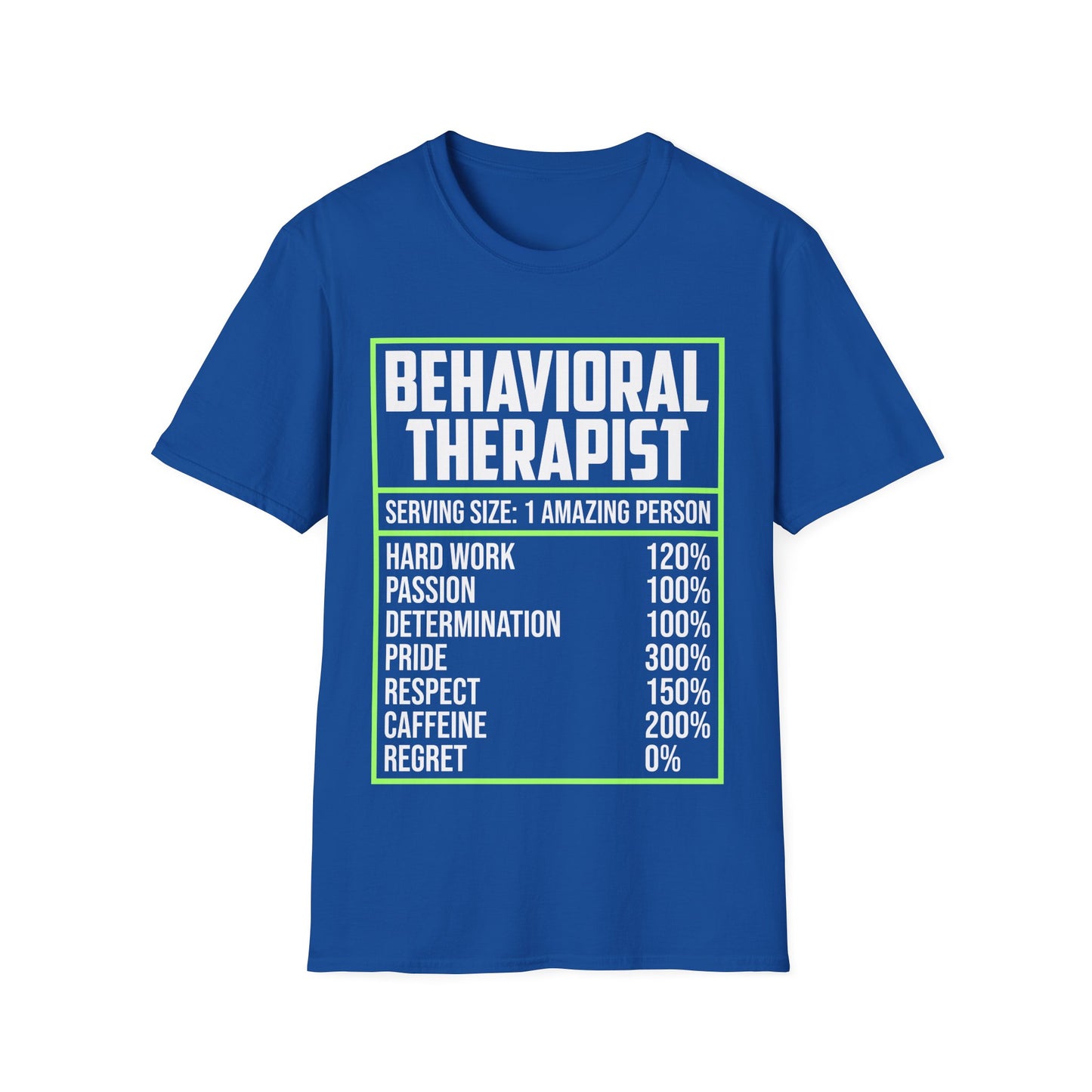 Behavioral Therapist Facts Analyst Behavior Tech SPED Teacher Autism T-Shirt
