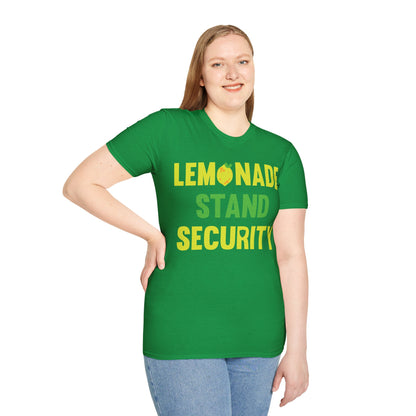 Funny Lemonade Stand Security Summer T-Shirt For Men Women T-Shirt