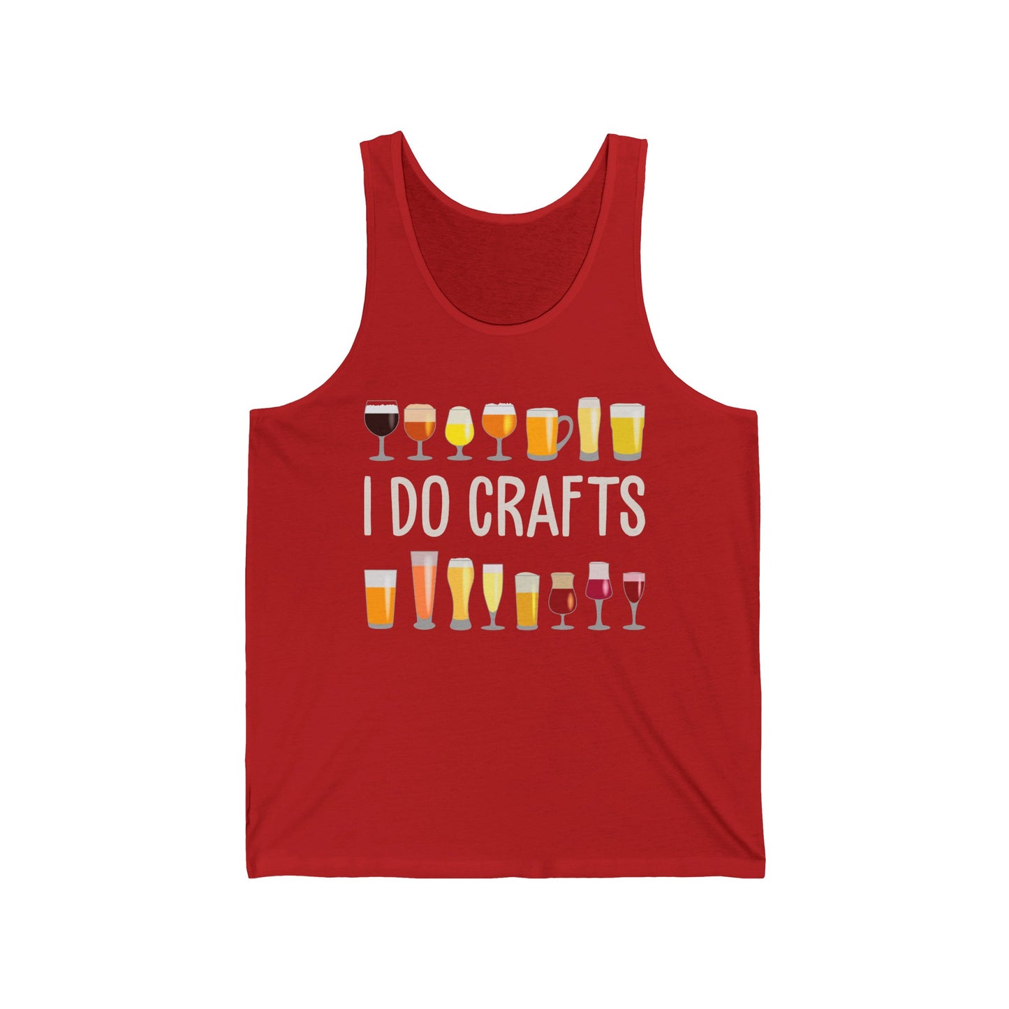 I Do Crafts Beer Vintage Craft Home Brew Art Tank Tops For Men Women
