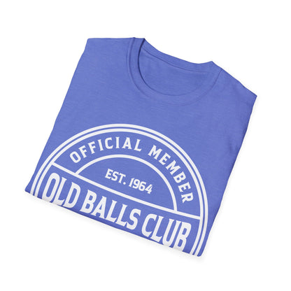 Mens Old Balls Club 60 Years Awesome Sixty 60th Birthday Farthers Day T-Shirt