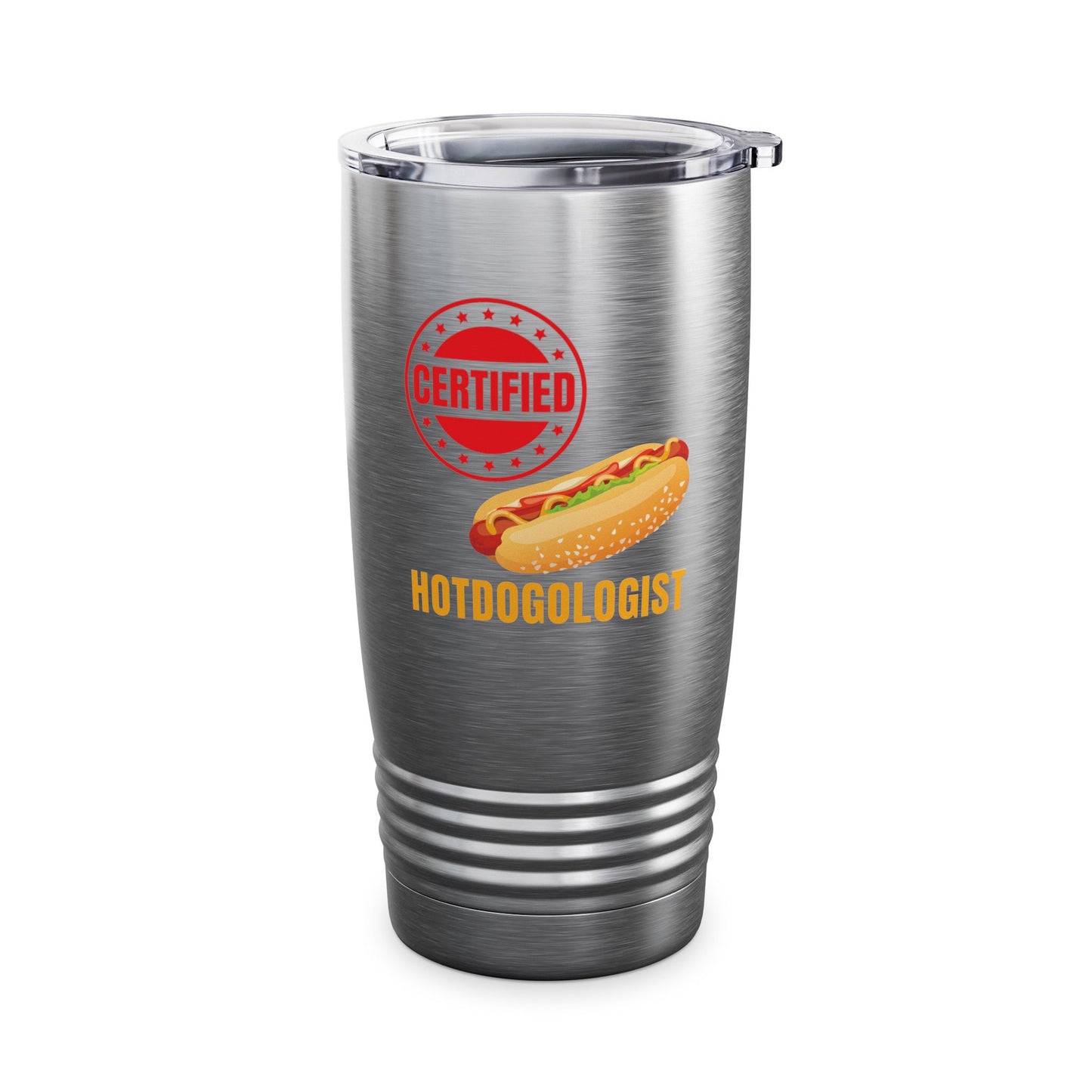 Certified Hotdogologist Hotdog Cool Sausage Hot Dog Lover Tumbler For Men Women Tumbler