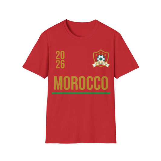 Moroco Soccer Tee Flag Football Shirt Gift USA 2026 T-Shirt