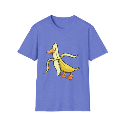 Funny Banana Duck. Anthropomorphic Vegetarian Pet Vegan Fruit Bird Animal