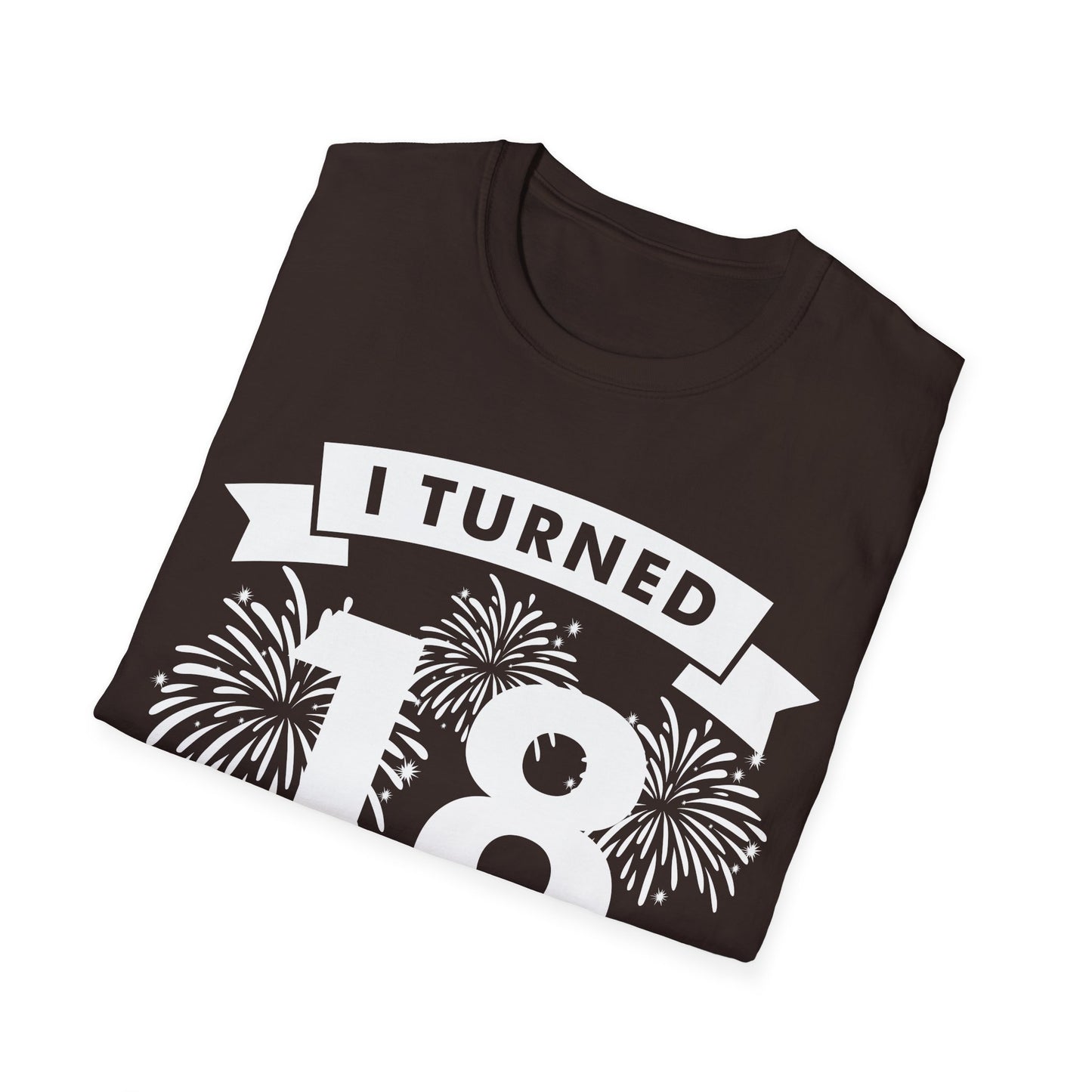 Funny I Turned 18 In 2026 18th Birthday Party Gift T-Shirt For Men Women
