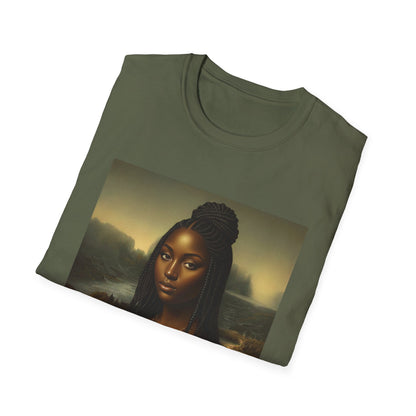 Black Mona Lisa African American Black History Month Funny T-Shirt
