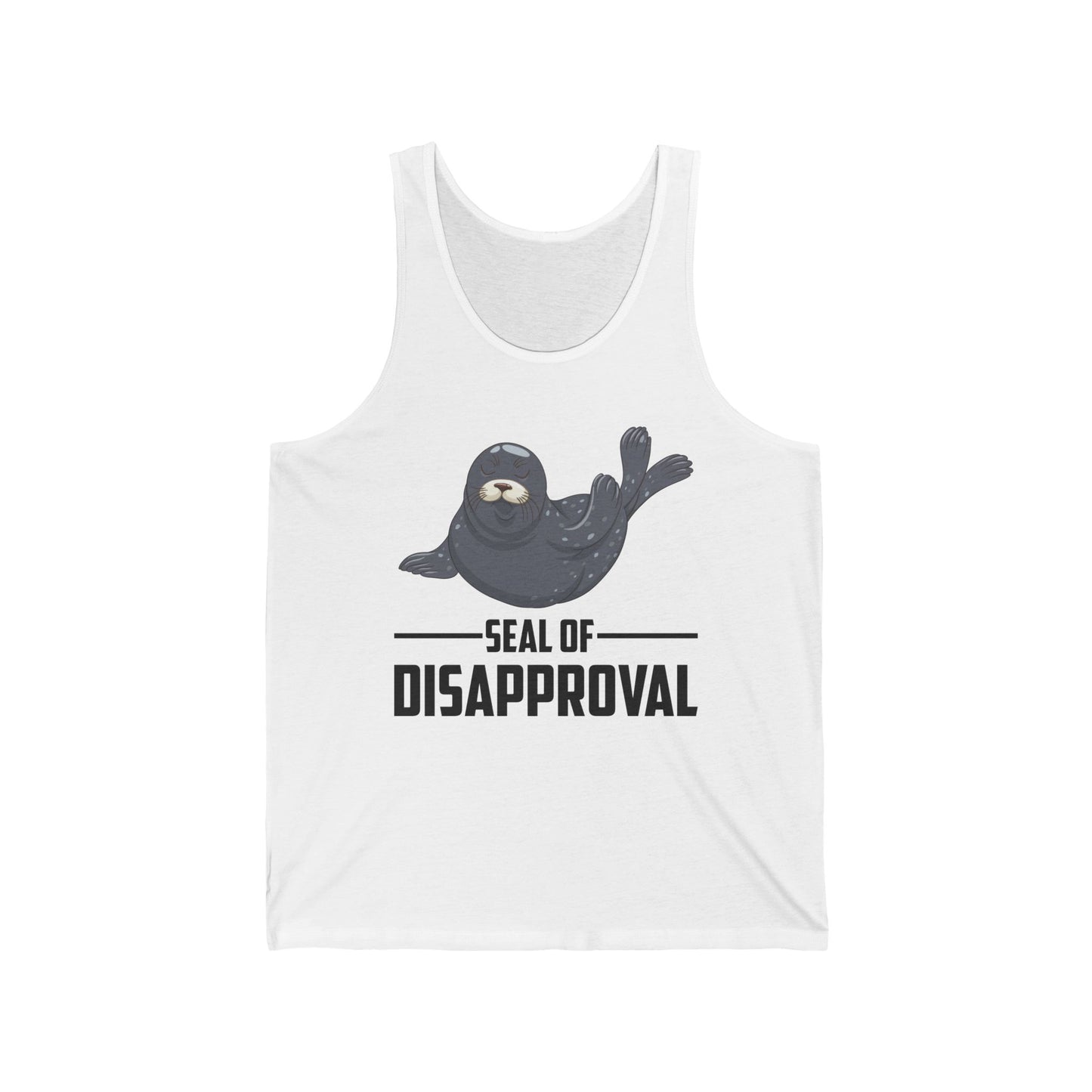 Funny Seal of Disapproval Seal Lover Tank Top For Men Women