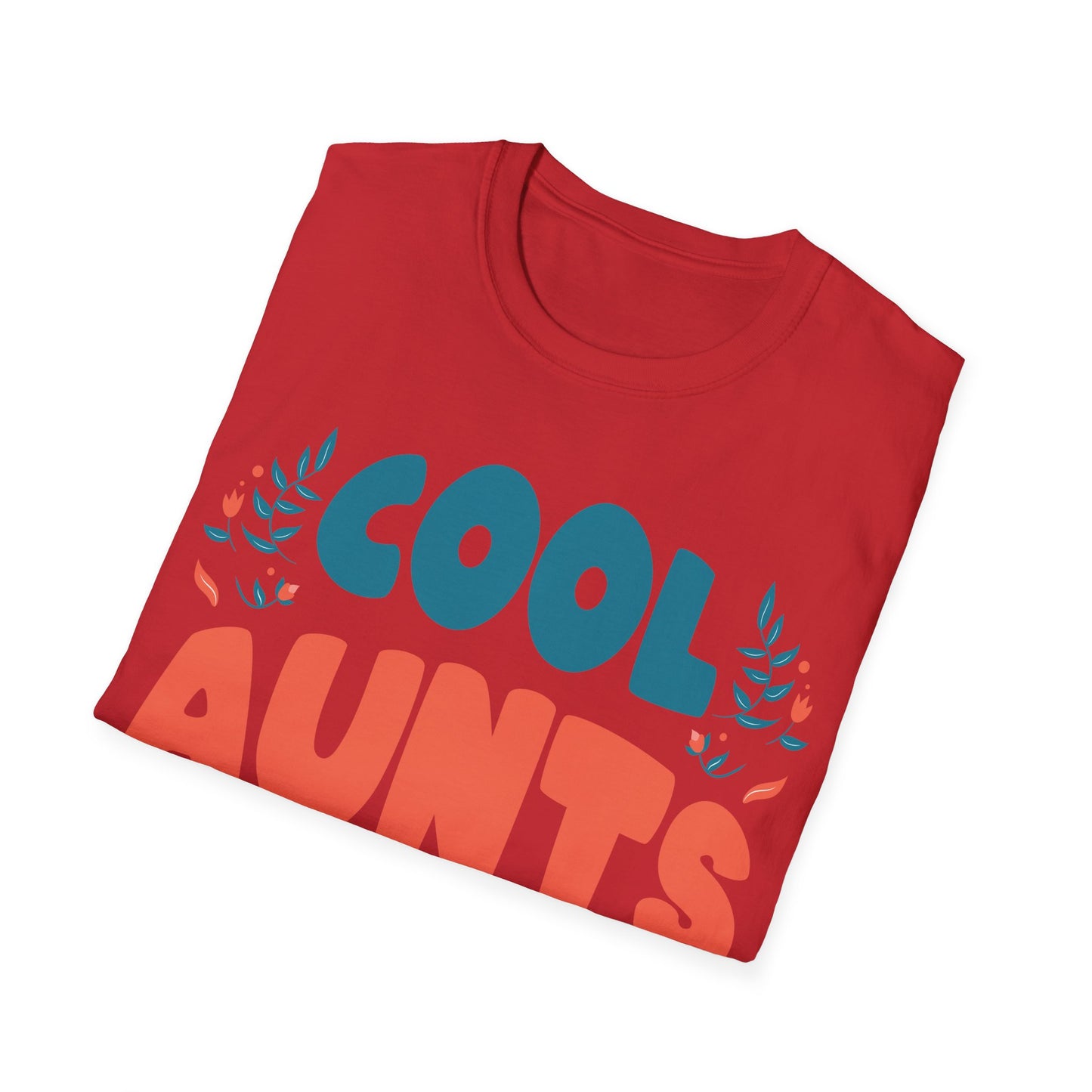 Cool Aunts Club Groovy Retro Smile Aunt Auntie Funny Mother's Day T-Shirt