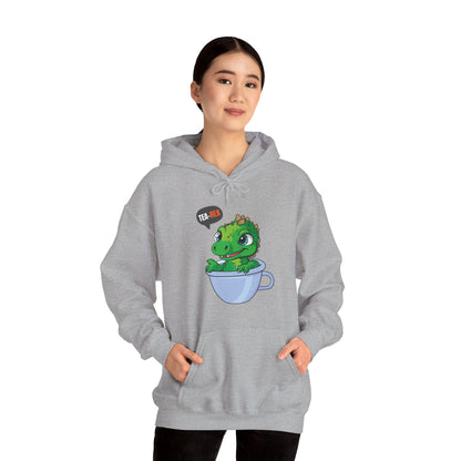 Tea-Rex In A Cup Cute T-Rex Dinosaur Kawaii Coffee Tea Funny Dino Pun Hoodie For Men Women Hoodie