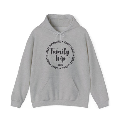 Family Trip Vacation 2026 Matching Summer Group Hoodie For Men Women