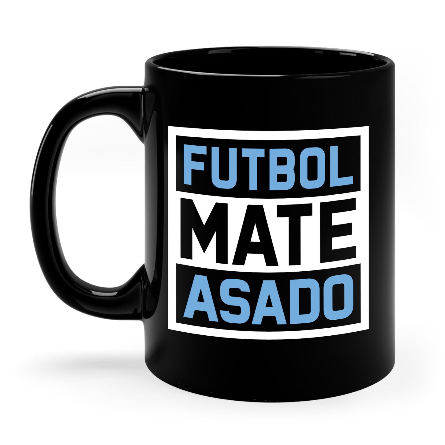 Futbol Mate Asado Argentina Argentinian Flag Pride Vintage Coffee Mug For Men Women