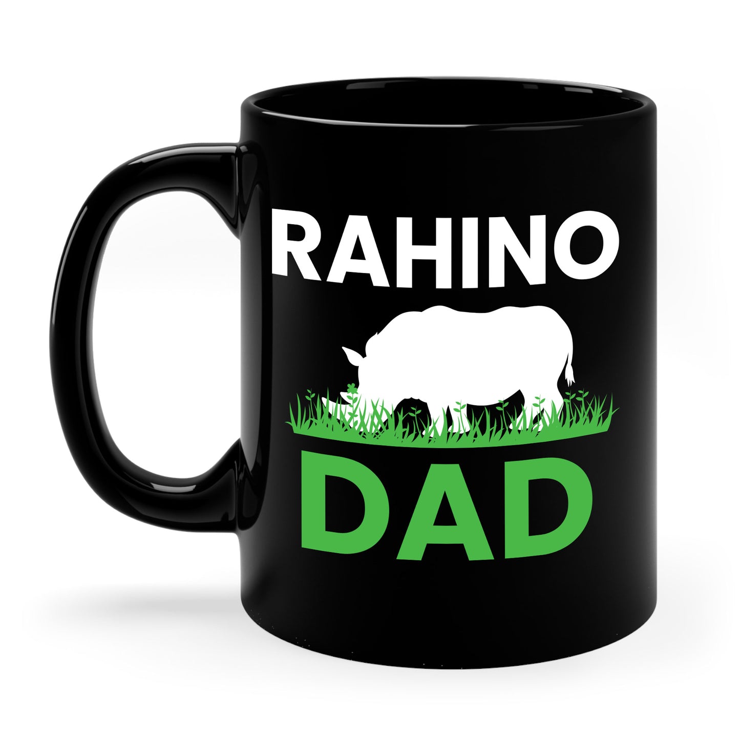 Funny Rhino Dad Mug Rhinos Chubby Unicorns Coffee Mug Gifts For Men