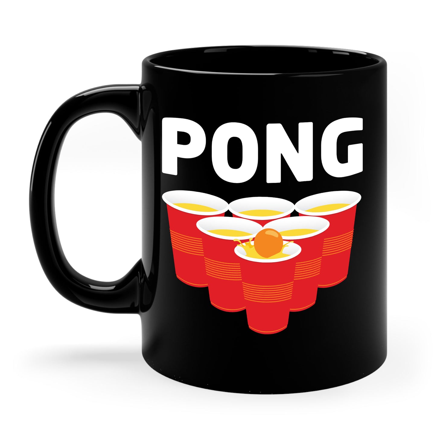 Funny Beer Pong Drinking Halloween Carnival Partner Costume Coffee Mug For Men Women