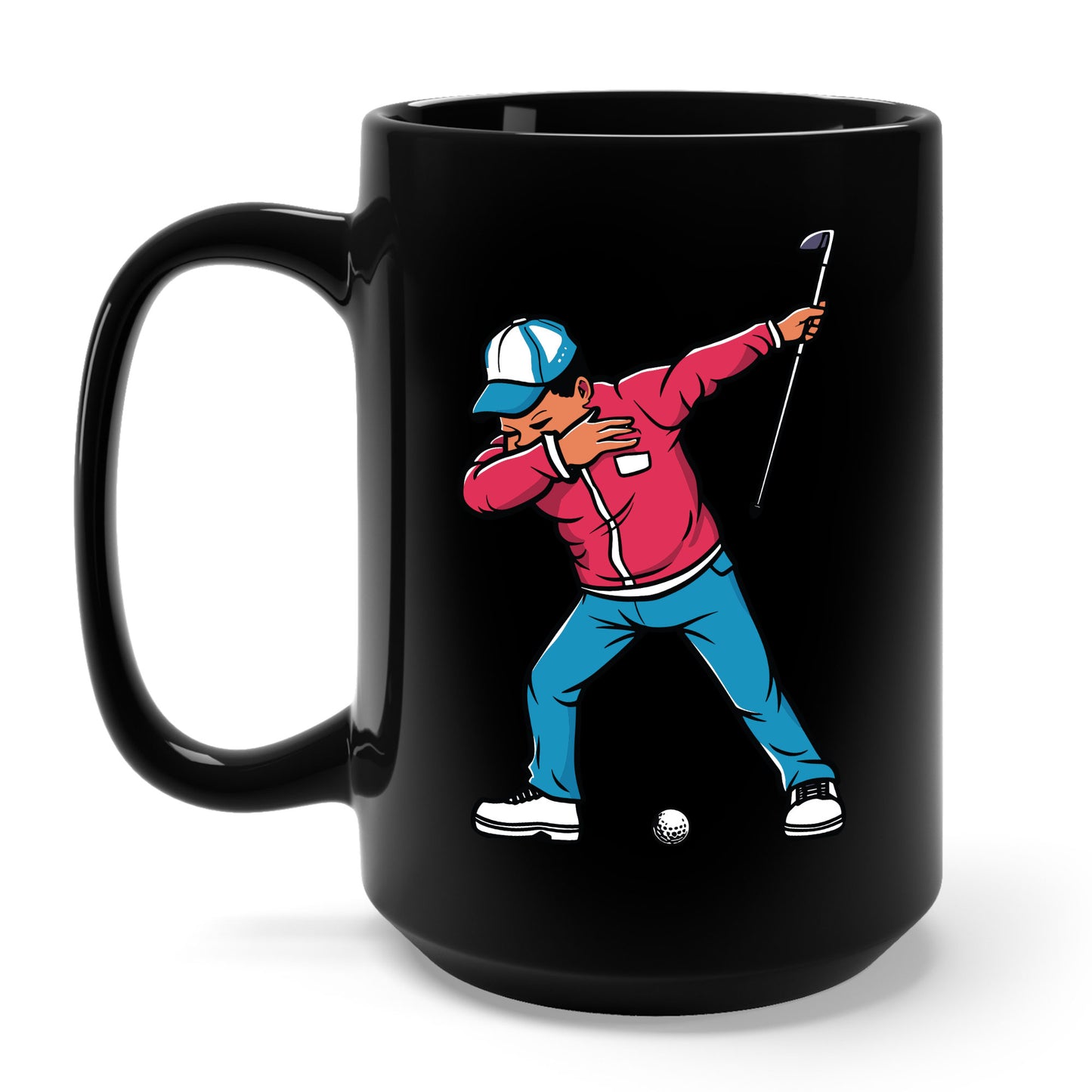 Funny Dabbing Golf Player Golfer Golfing Funny Boys Men Dab Dance Coffee Mug For Men Women