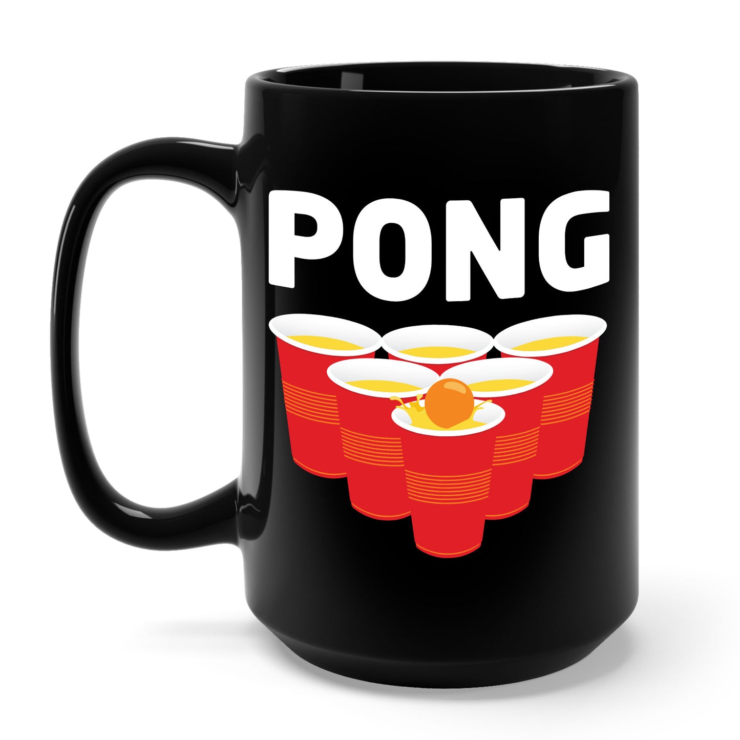 Funny Beer Pong Drinking Halloween Carnival Partner Costume Coffee Mug For Men Women