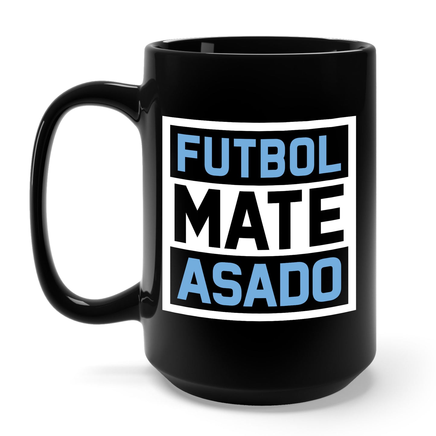 Futbol Mate Asado Argentina Argentinian Flag Pride Vintage Coffee Mug For Men Women