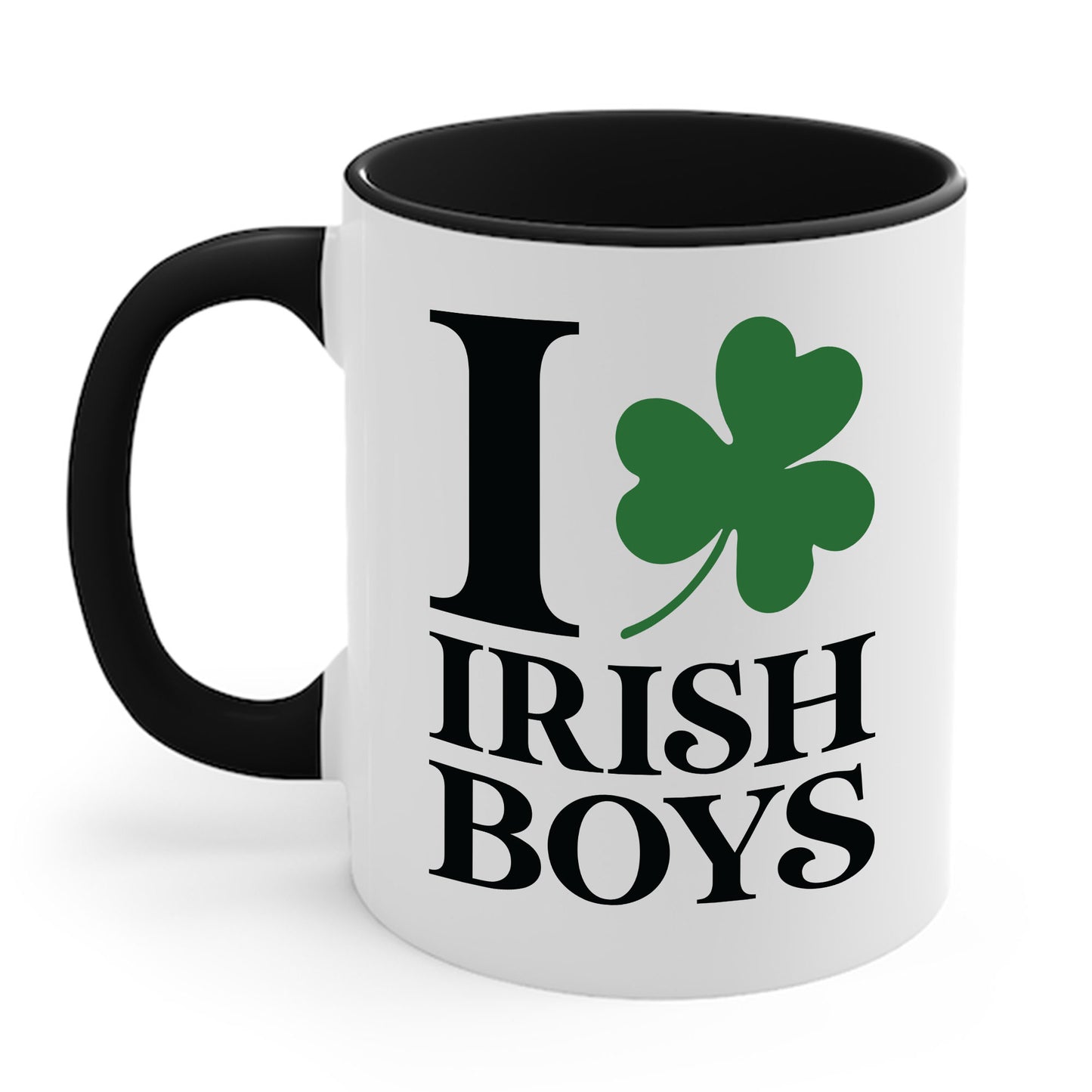 Funny I Love Irish Boys Shamrock St Patricks Day Coffee Mug For Men Women