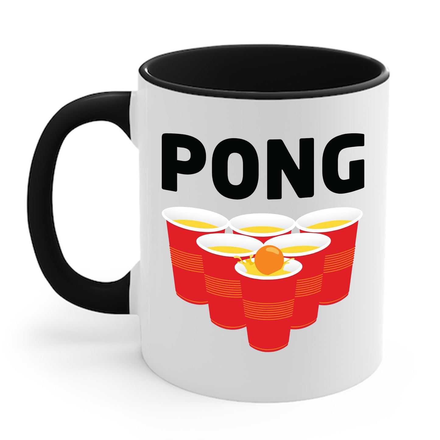 Funny Beer Pong Drinking Halloween Carnival Partner Costume Coffee Mug For Men Women