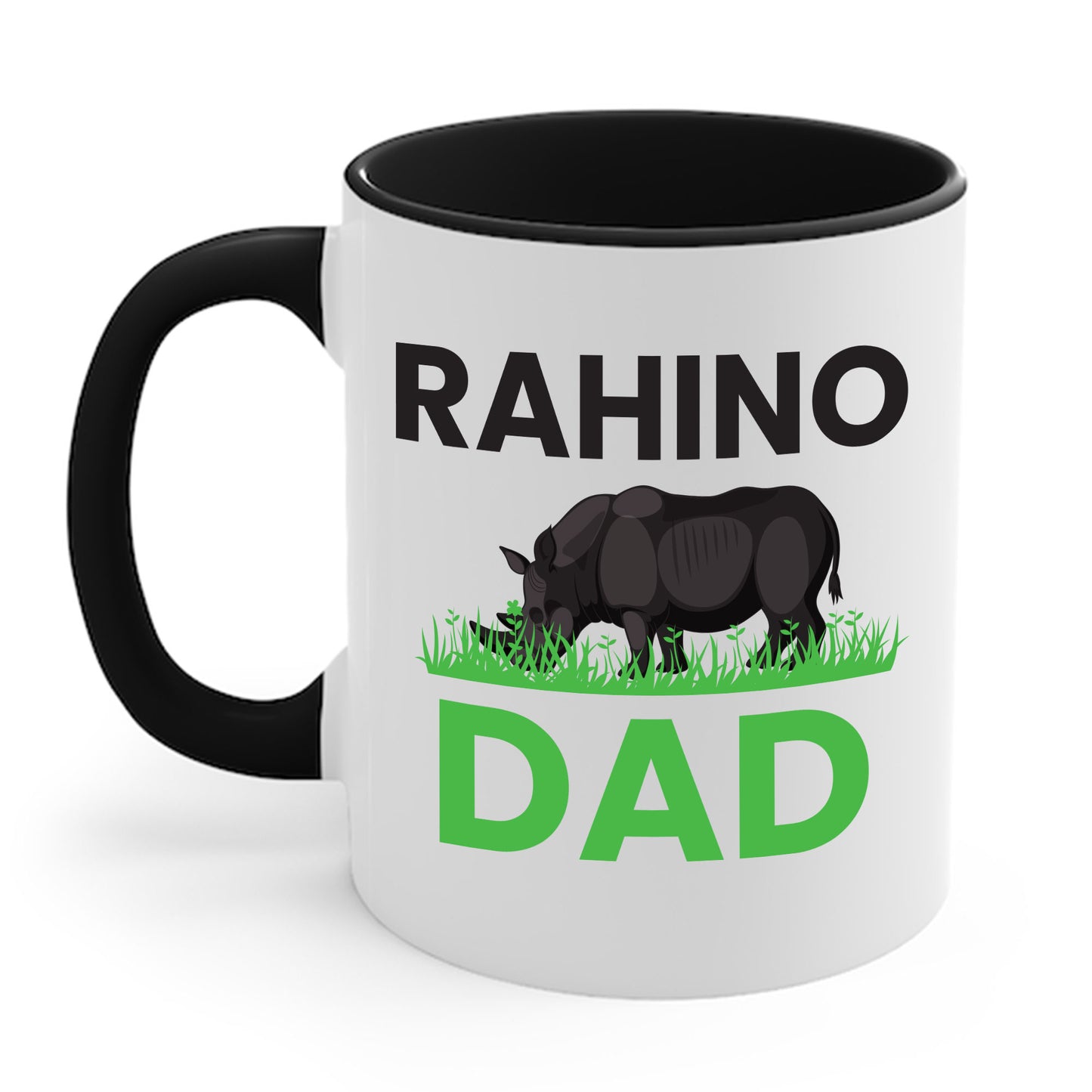 Funny Rhino Dad Mug Rhinos Chubby Unicorns Coffee Mug Gifts For Men